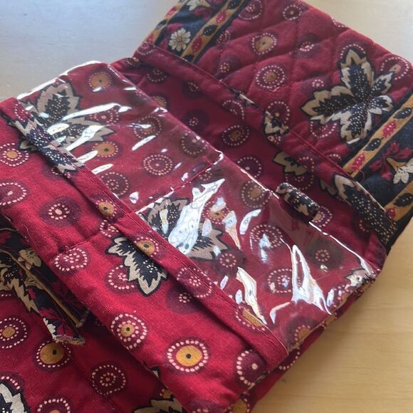 Vera Bradley Red Coin Tri-Fold Wallet - Picture 8 of 9